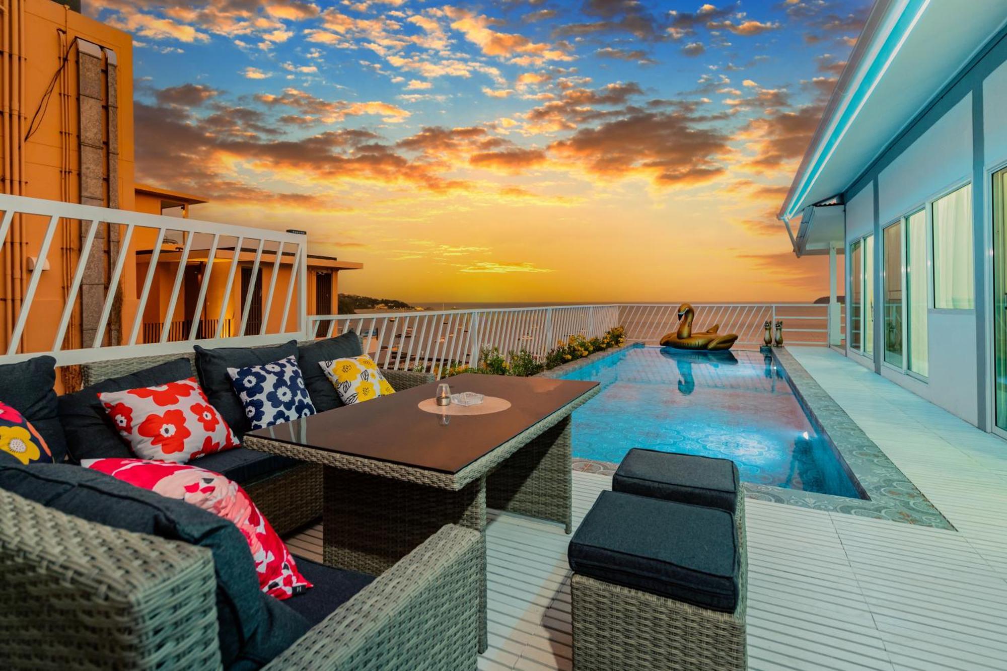 Mona Seaview Pool Villa Beach Front Aoyon Beach 반 아오 마크함 외부 사진
