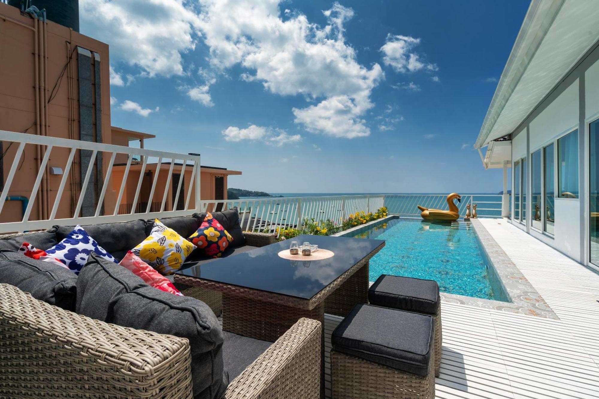 Mona Seaview Pool Villa Beach Front Aoyon Beach 반 아오 마크함 외부 사진