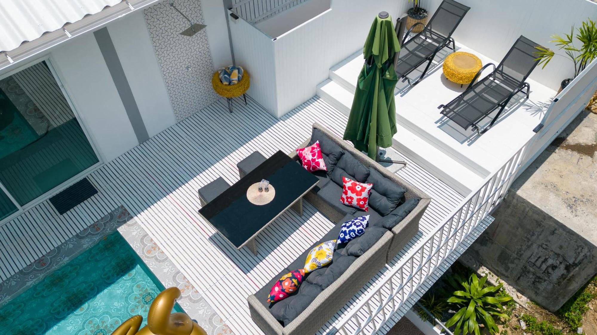Mona Seaview Pool Villa Beach Front Aoyon Beach 반 아오 마크함 외부 사진