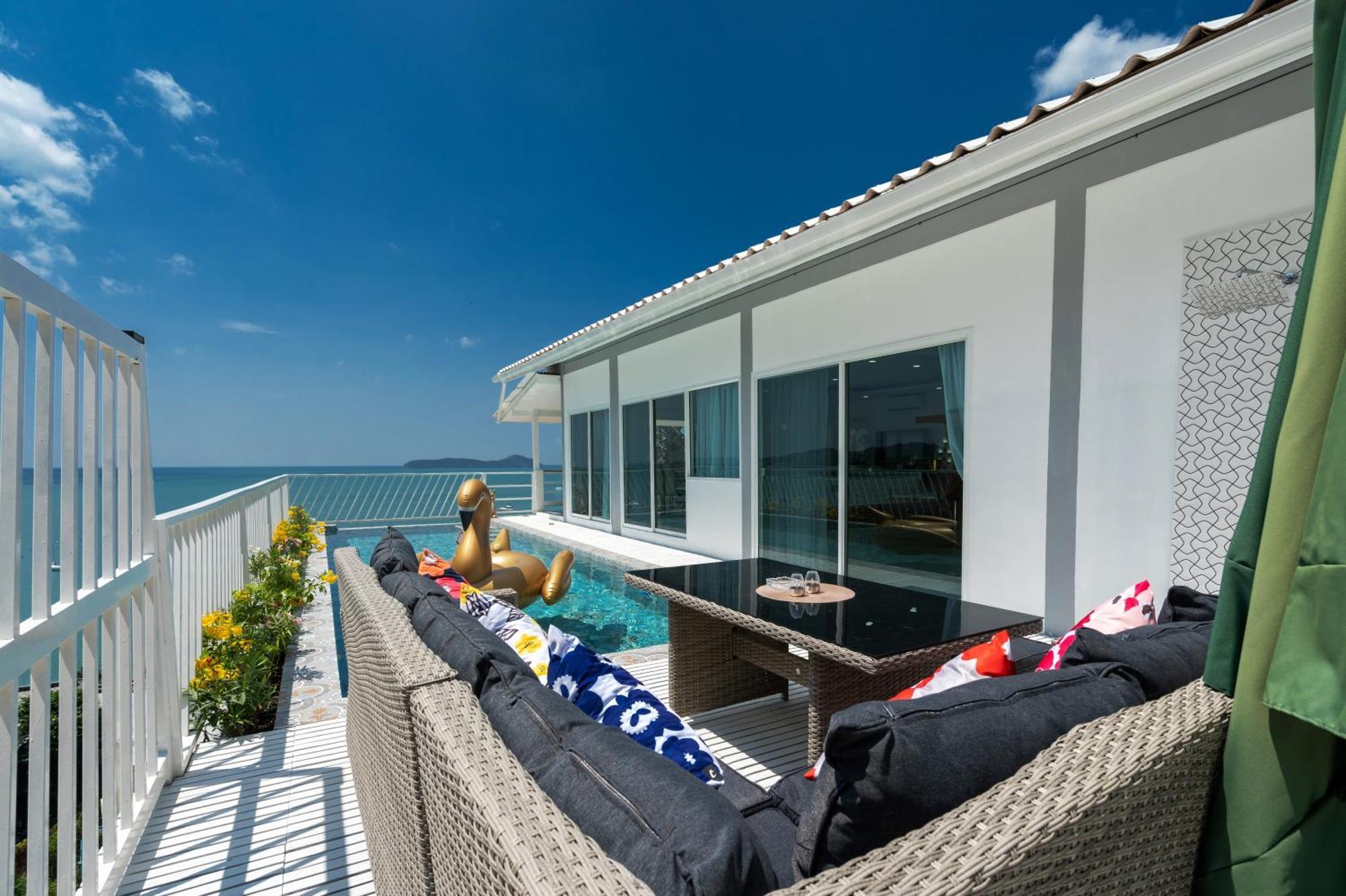 Mona Seaview Pool Villa Beach Front Aoyon Beach 반 아오 마크함 외부 사진