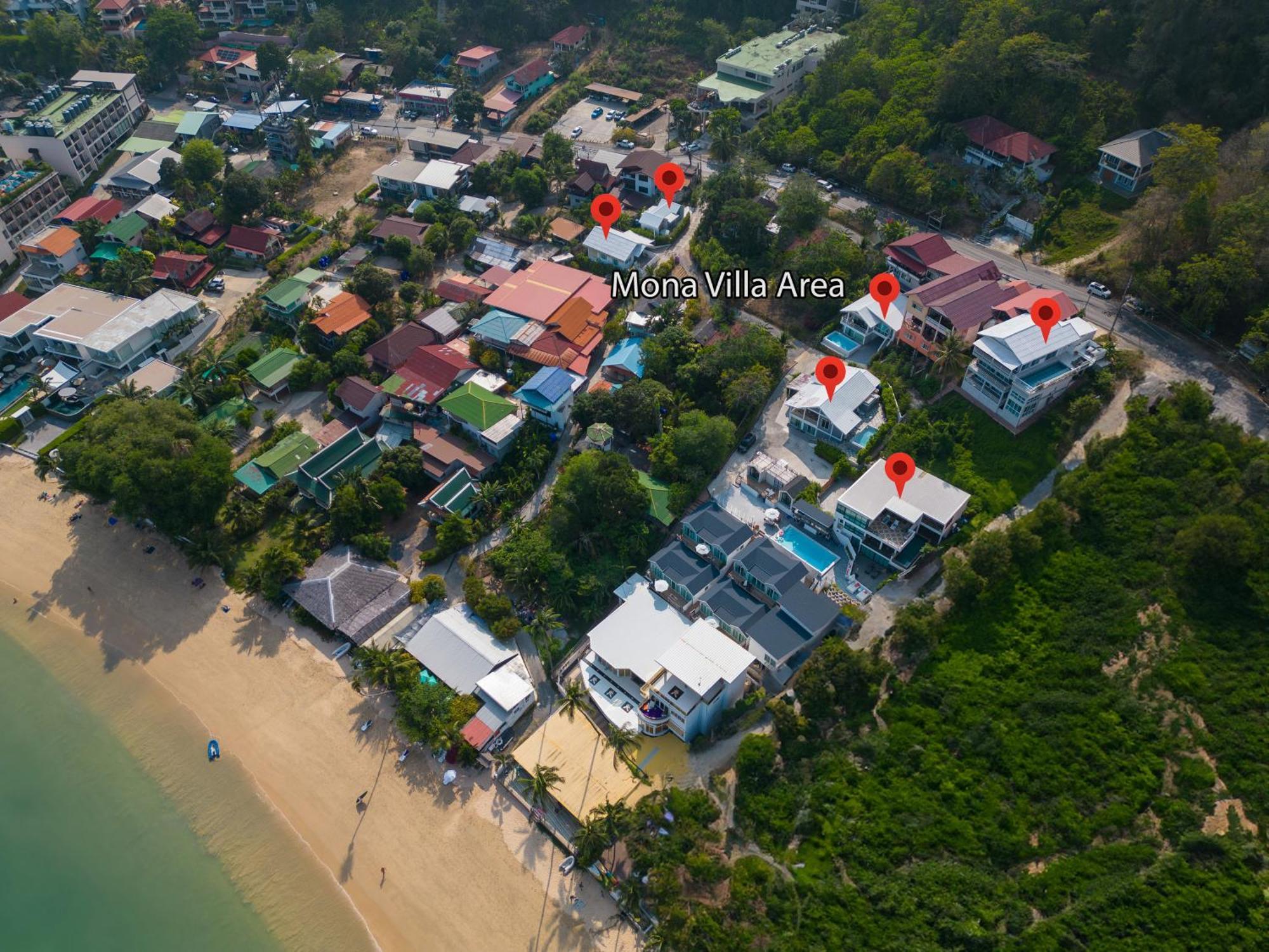 Mona Seaview Pool Villa Beach Front Aoyon Beach 반 아오 마크함 외부 사진