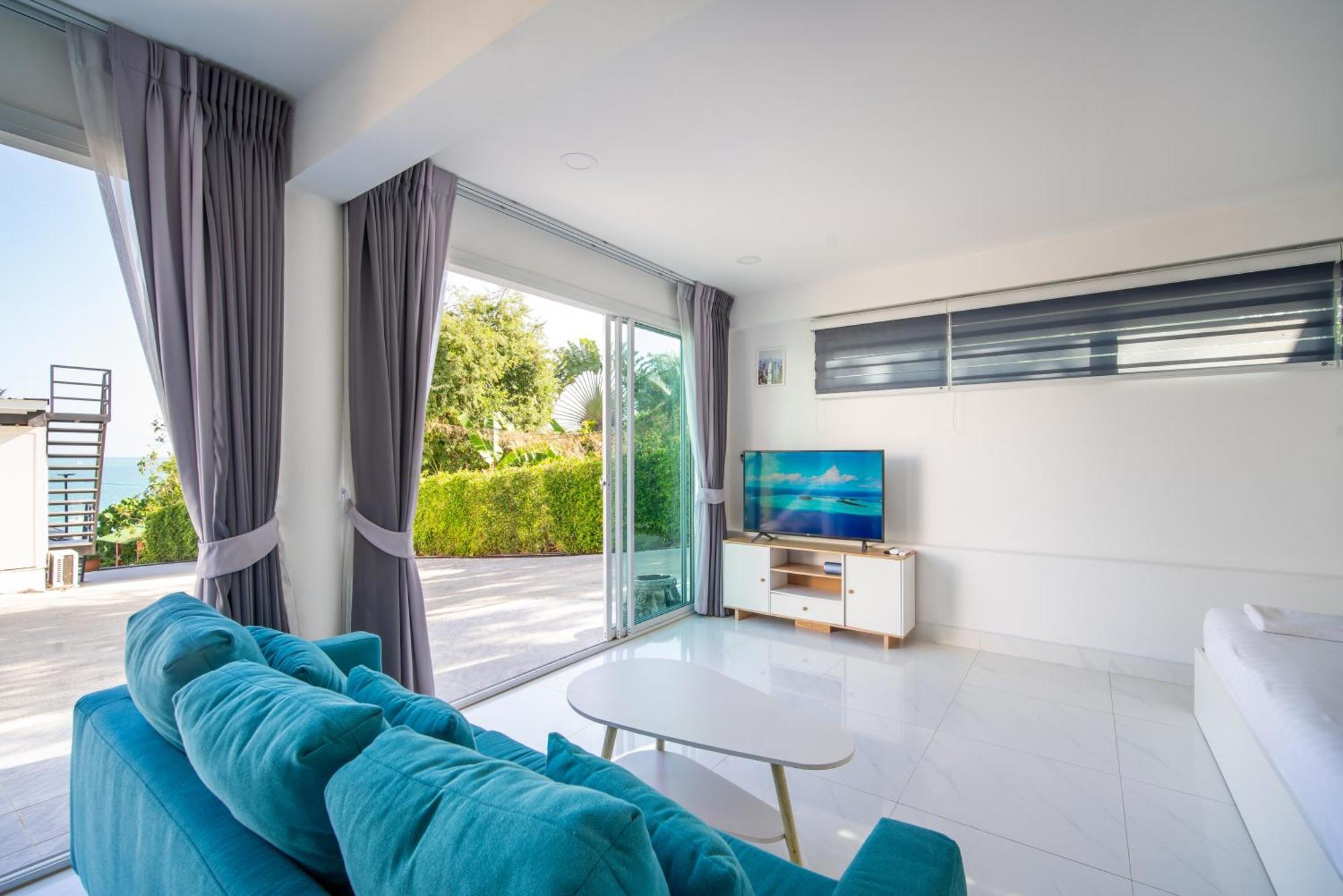 Mona Seaview Pool Villa Beach Front Aoyon Beach 반 아오 마크함 객실 사진