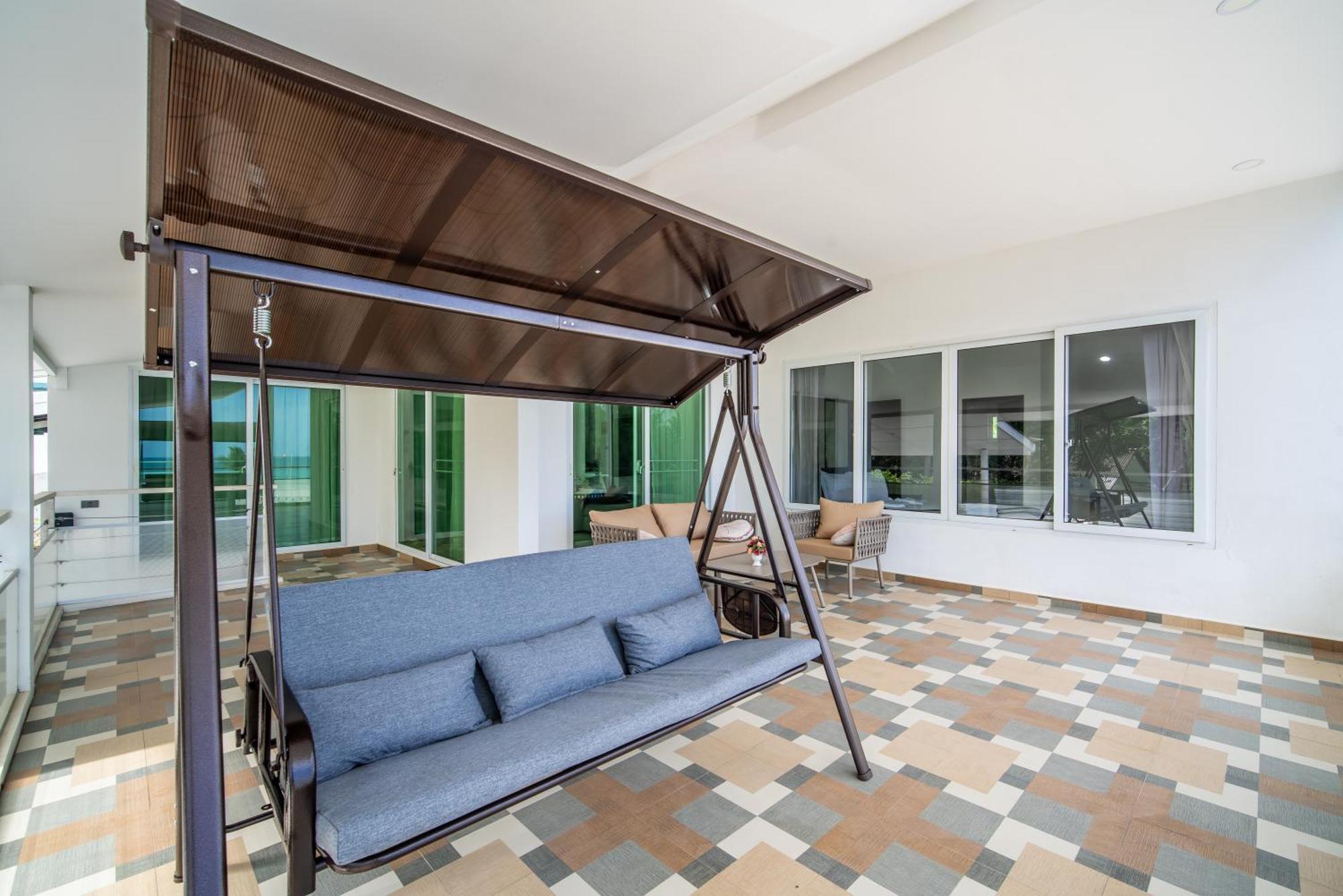Mona Seaview Pool Villa Beach Front Aoyon Beach 반 아오 마크함 객실 사진