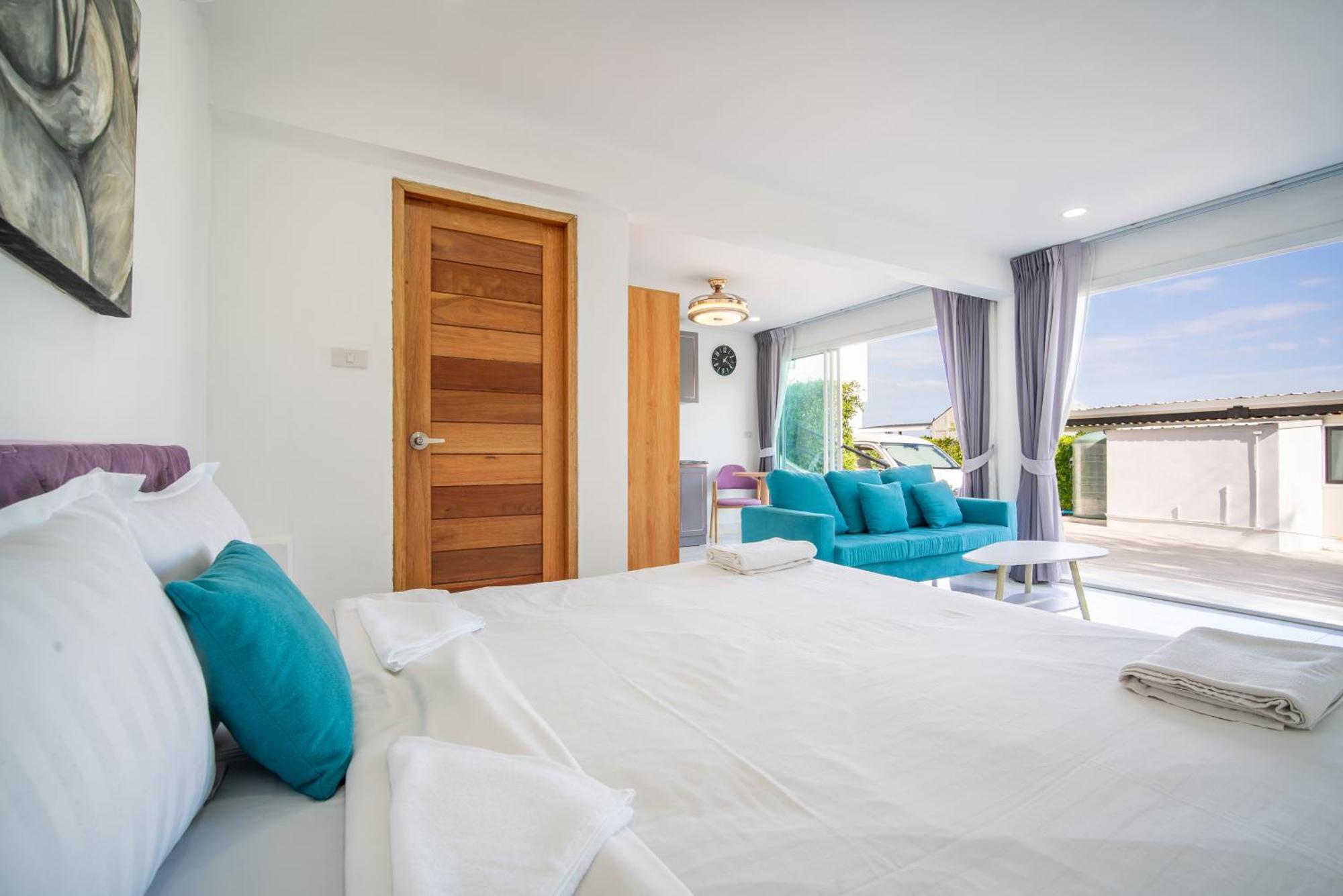 Mona Seaview Pool Villa Beach Front Aoyon Beach 반 아오 마크함 객실 사진
