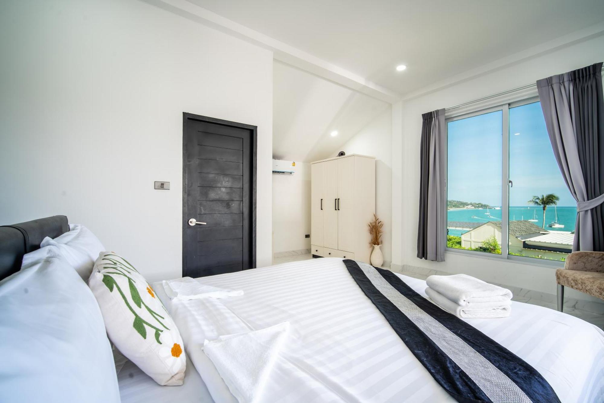 Mona Seaview Pool Villa Beach Front Aoyon Beach 반 아오 마크함 객실 사진