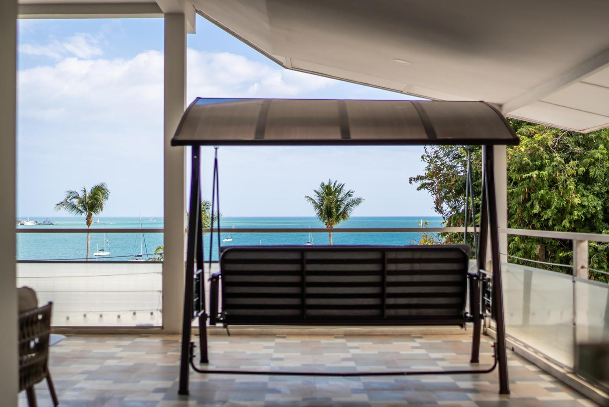 Mona Seaview Pool Villa Beach Front Aoyon Beach 반 아오 마크함 객실 사진