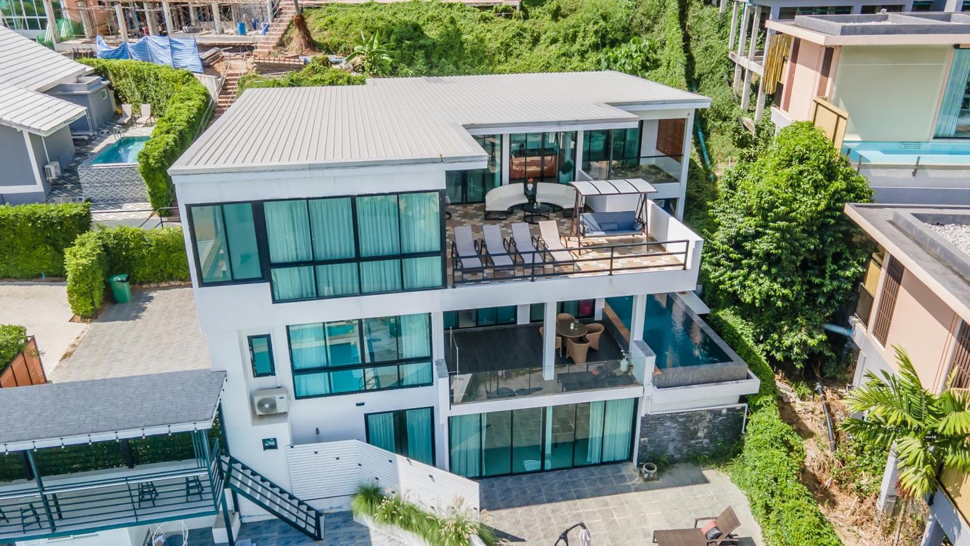 Mona Seaview Pool Villa Beach Front Aoyon Beach 반 아오 마크함 외부 사진