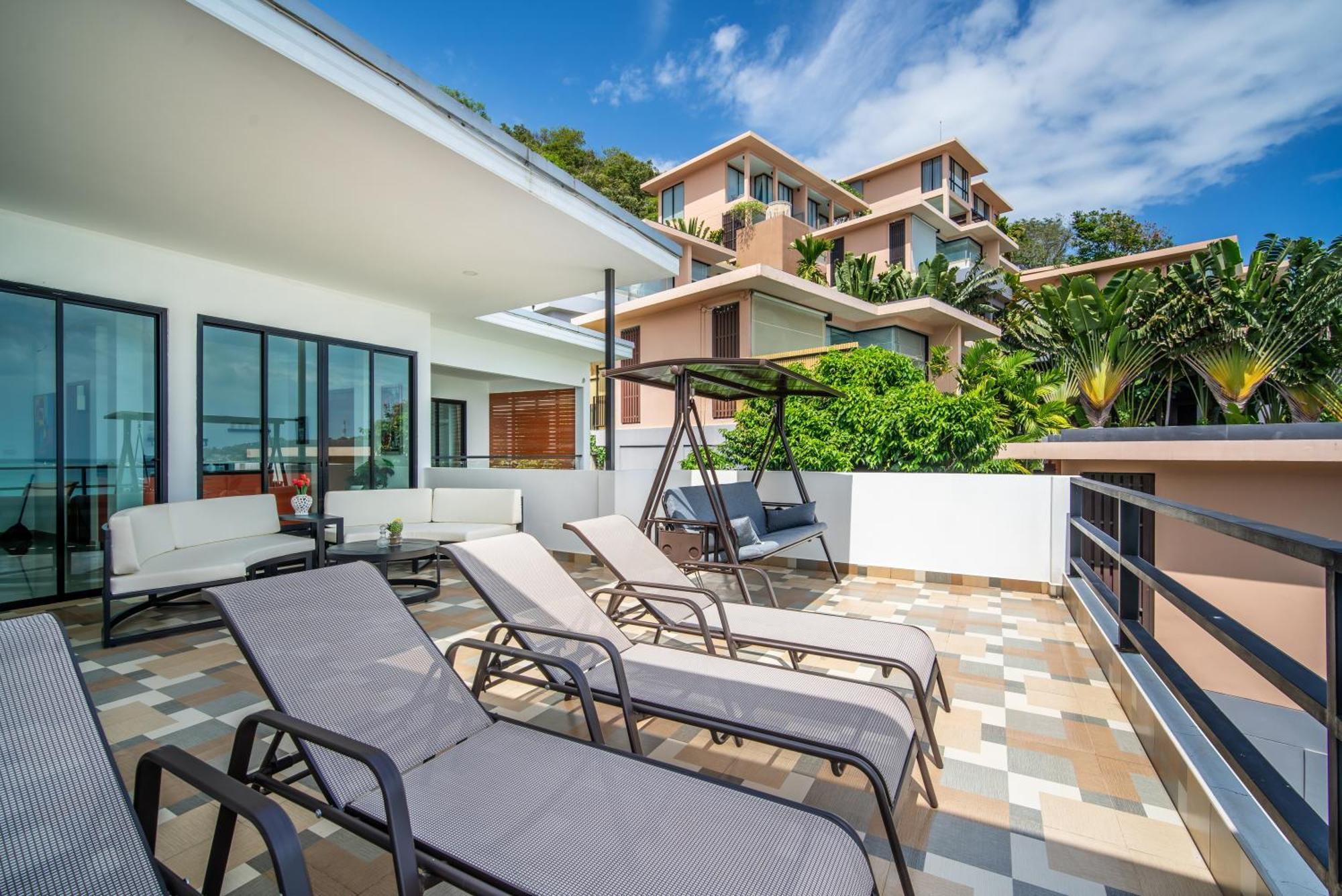 Mona Seaview Pool Villa Beach Front Aoyon Beach 반 아오 마크함 객실 사진
