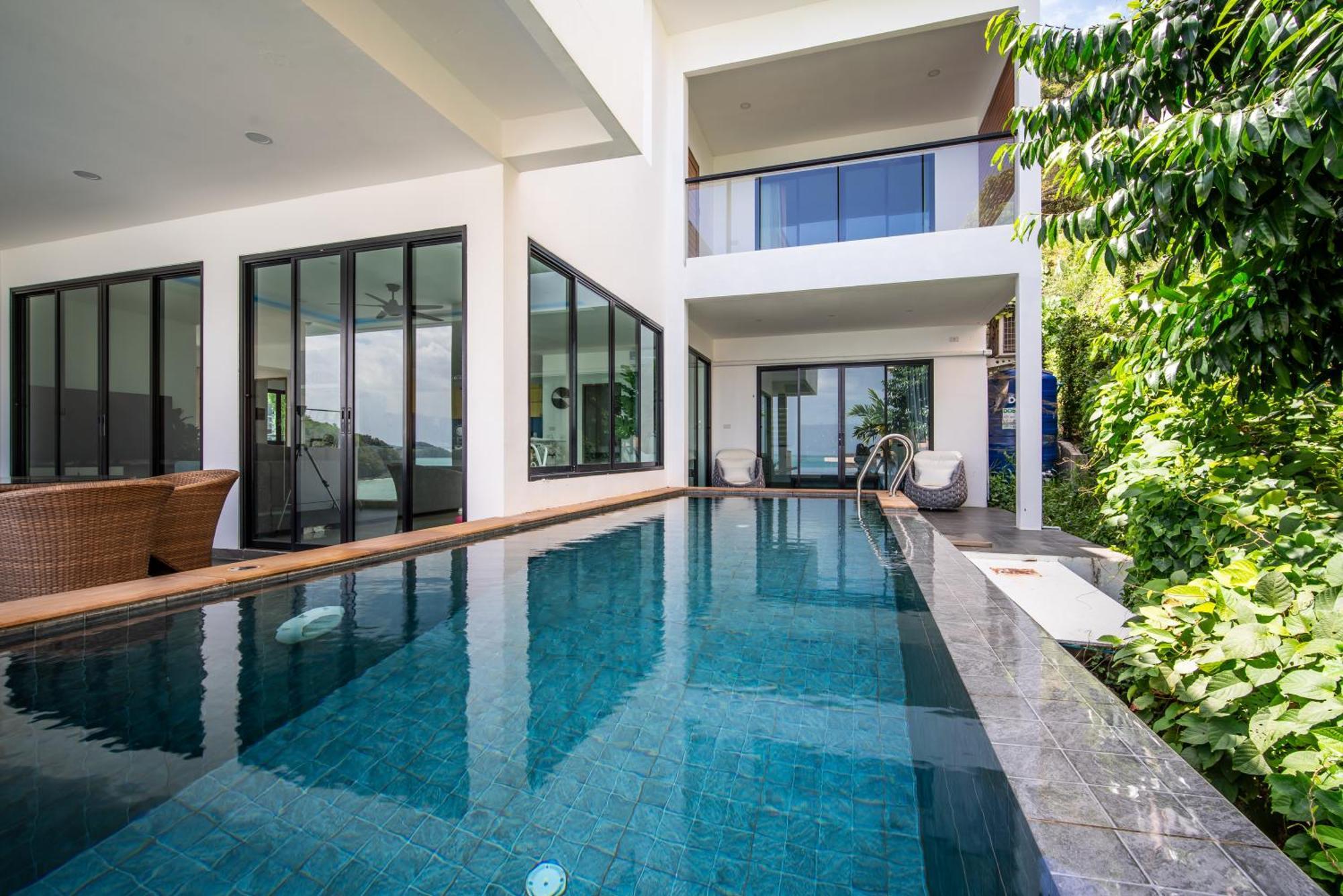 Mona Seaview Pool Villa Beach Front Aoyon Beach 반 아오 마크함 객실 사진