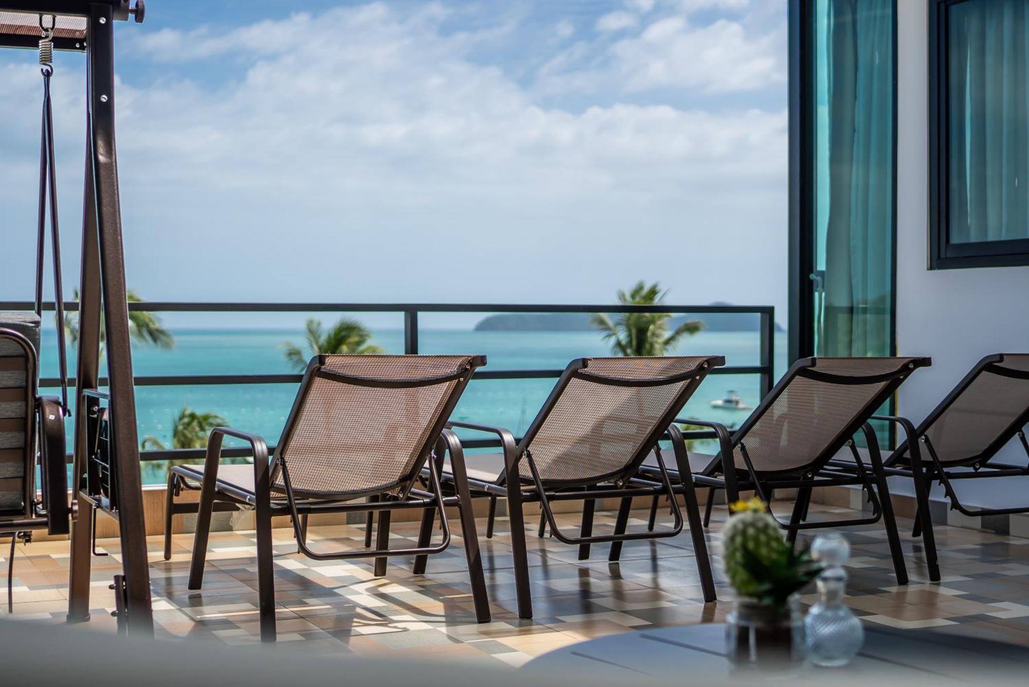 Mona Seaview Pool Villa Beach Front Aoyon Beach 반 아오 마크함 객실 사진