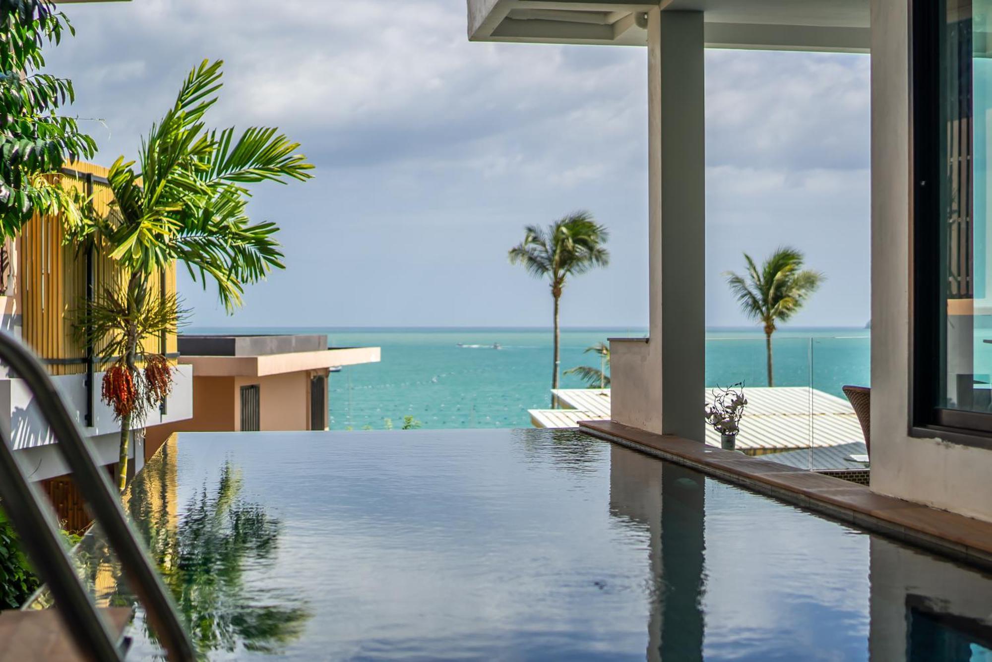 Mona Seaview Pool Villa Beach Front Aoyon Beach 반 아오 마크함 외부 사진